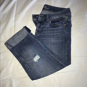 American Eagle Jean Capris